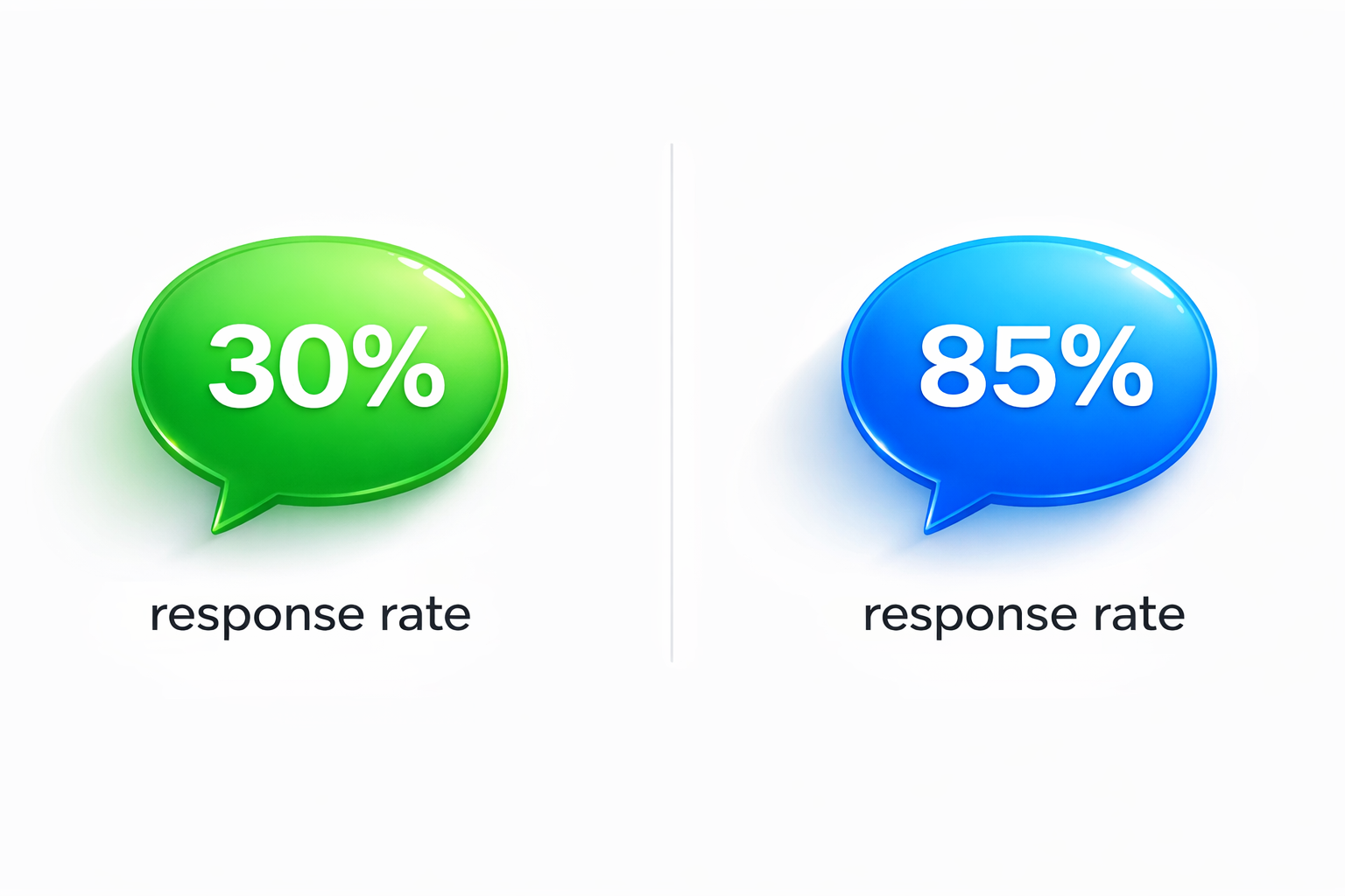 Why iMessage Gets Higher Response Rates Than SMS